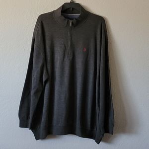 U.S.POLO ASSN 1/4 ZIP MEN'S SWEATER